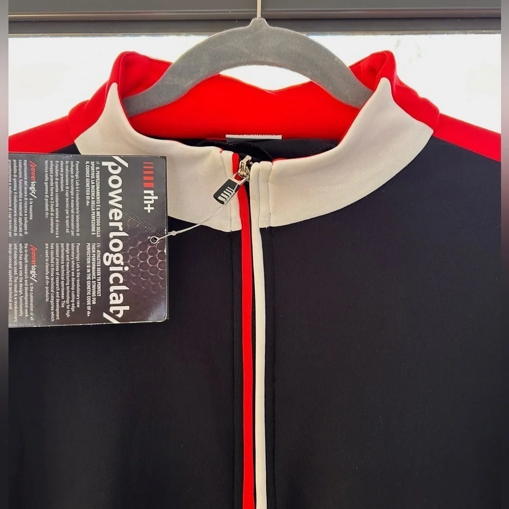 Zerorh rh+ Infinity SLIMFIT Bike Jersey Black Red Size US XL* Cycling NEW